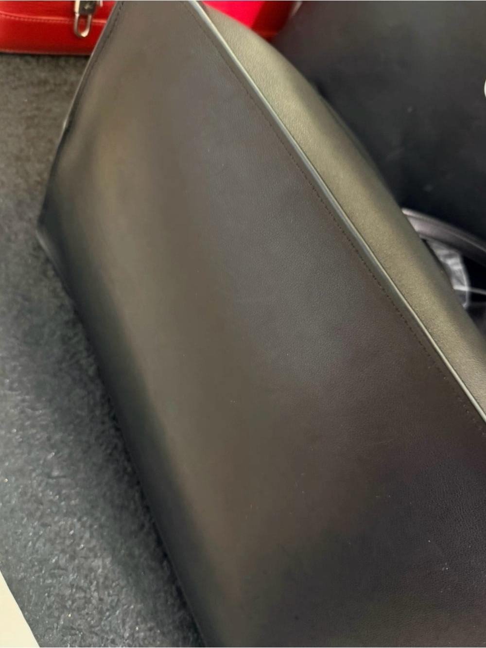Auth The Row Leather Idaho Bag XL Saddle LeatherTote/Shoulder Bag Original:$6090 - Picture 6 of 8